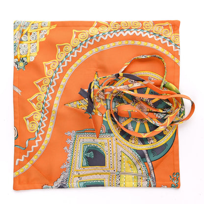 Hermes Silk Petit H Net Bag Orange 5 of 8