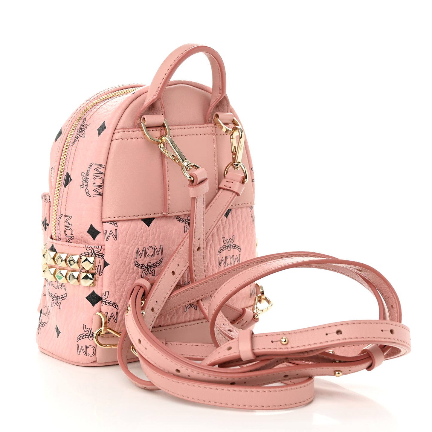 Visetos Side Stud X-Mini Stark Backpack Soft Pink