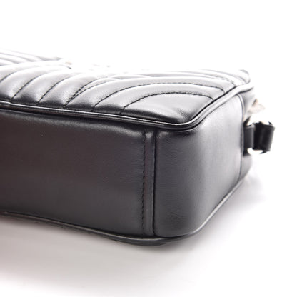 Prada Soft Calfskin Diagramme Crossbody Bag Black 6 of 9