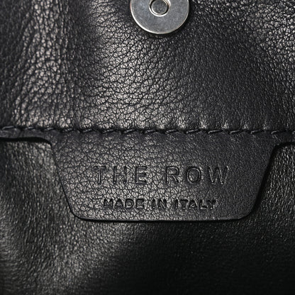 The Row Polished Saddle Calfskin Small Alexia Bag Black 7 of 10