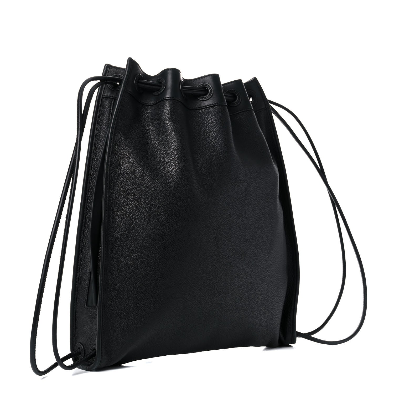 Alexander Wang Pebbled Calfskin Studded Gym Sack Bag Black 3 of 9