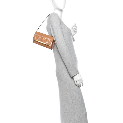 Louis Vuitton Vernis Rossmore MM Rose Velours 2 of 10