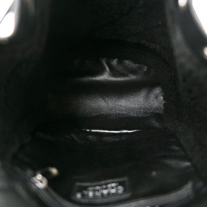 Chanel Lambskin Shearling Coco Neige Backpack Black 5 of 10