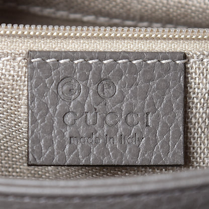 Gucci Dollar Calfskin Interlocking G Top Handle Shoulder Bag Loess 8 of 9