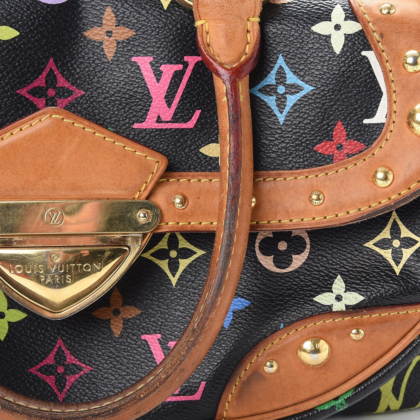 Monogram Multicolor Rita Black
