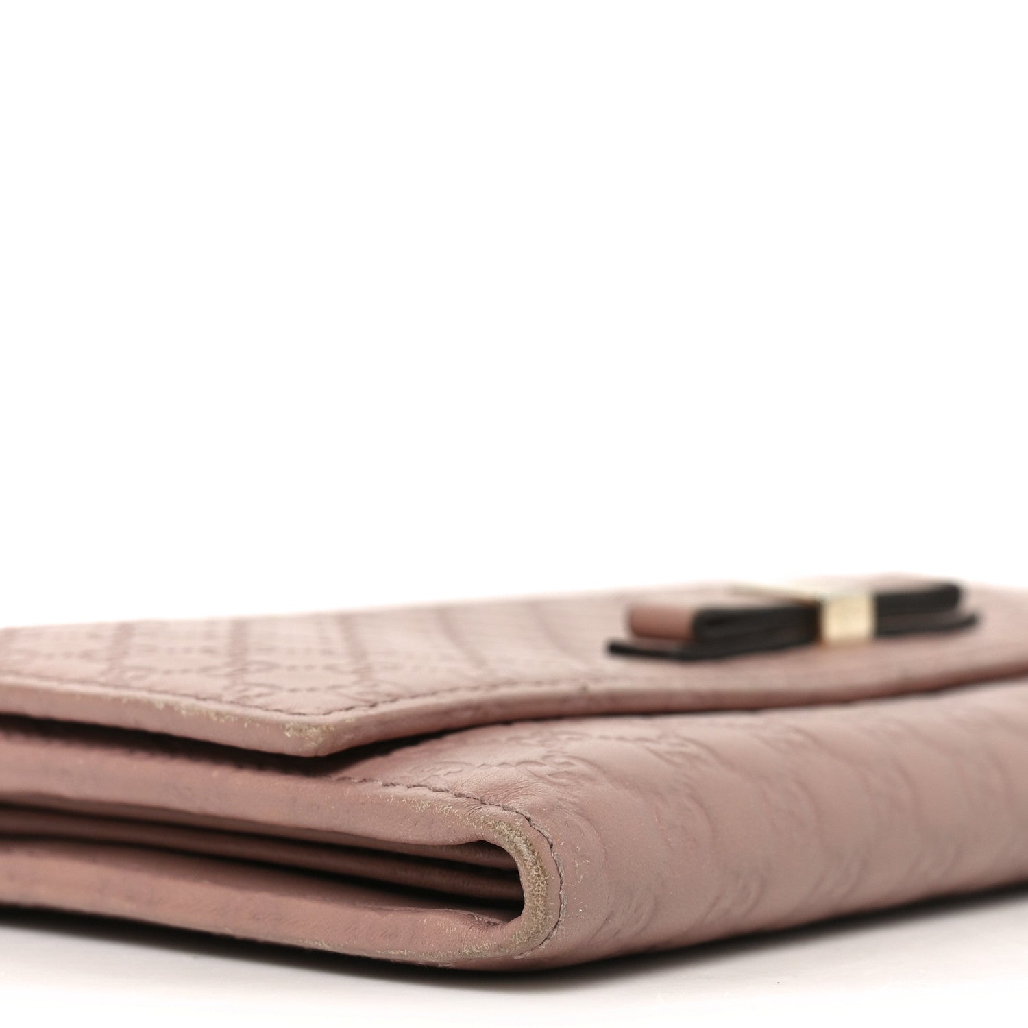 Gucci Microguccissima Bow Continental Wallet Soft Pink 8 of 9