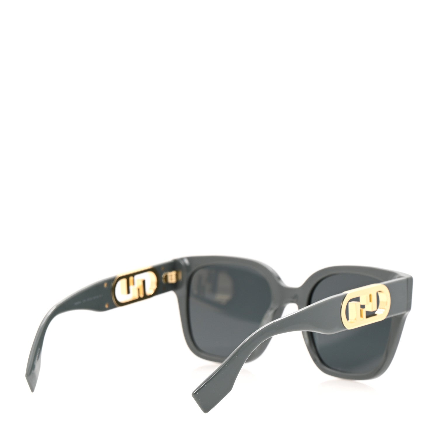 Fendi Acetate O'Lock Square Sunglasses FE40063I Grey 4 of 8