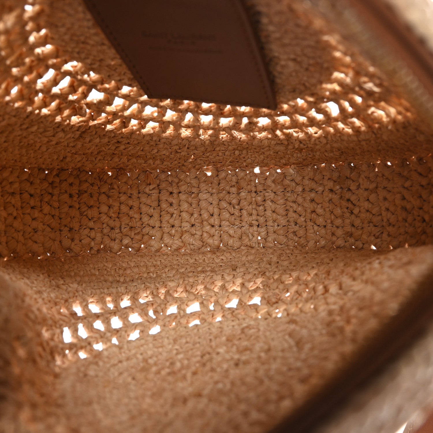 Saint Laurent Raffia Sac Round Naturel 5 of 11