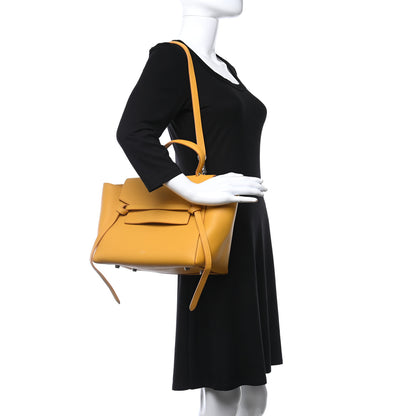 Celine Grained Calfskin Mini Belt Bag Sun Yellow 2 of 11