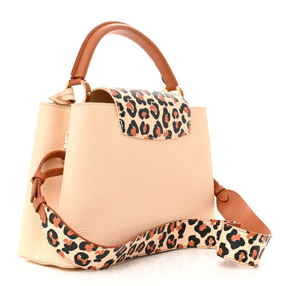 Louis Vuitton Taurillon Wild At Heart Capucines PM Creme Multicolor 3 of 10