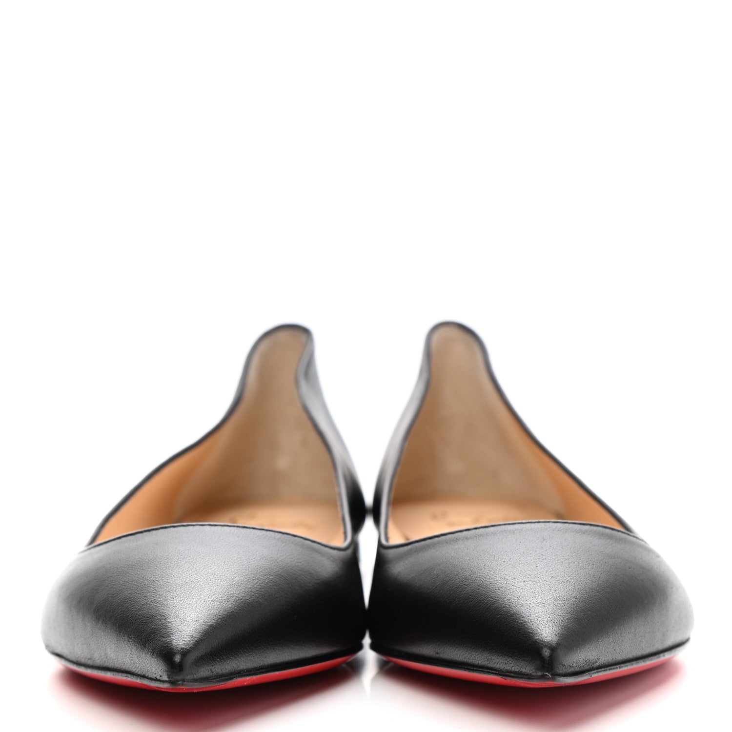Christian Louboutin Shiny Nappa Ballalla Flats 40 Black 2 of 10