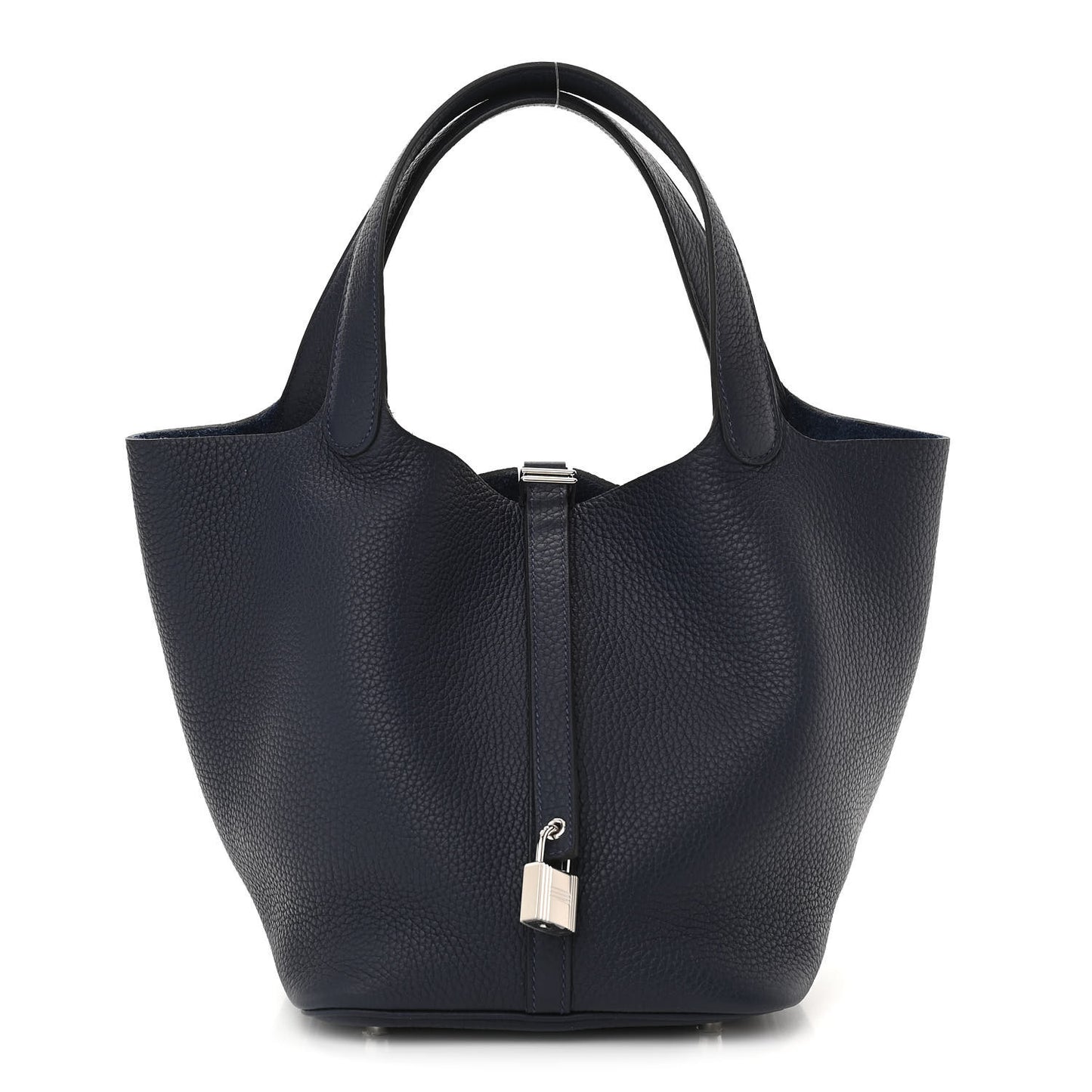 Taurillon Clemence Picotin Lock 22 MM Bleu Nuit