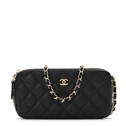 Chanel Caviar Quilted Small Clutch With Chain Black 1 of 14