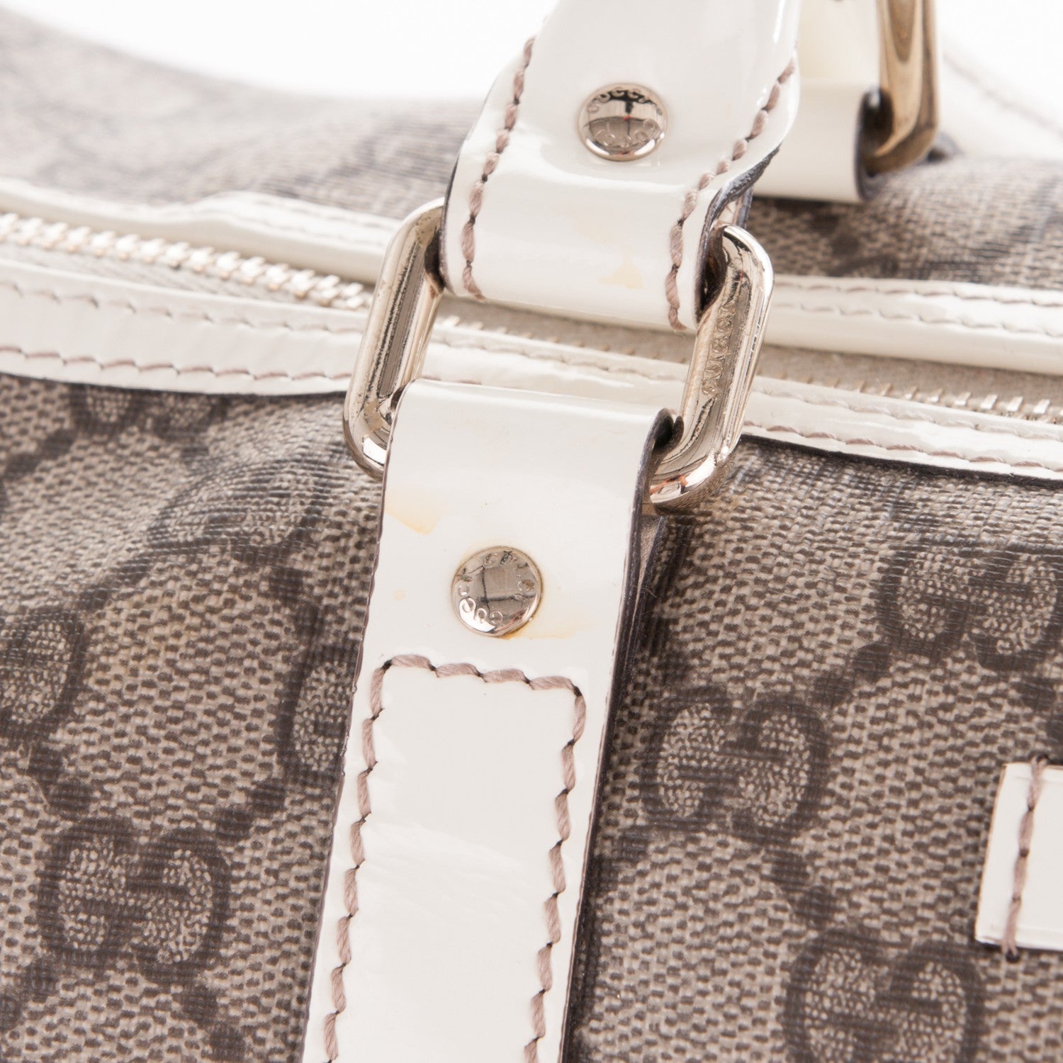Gucci GG Plus Monogram Medium Joy Boston Off White 5 of 7