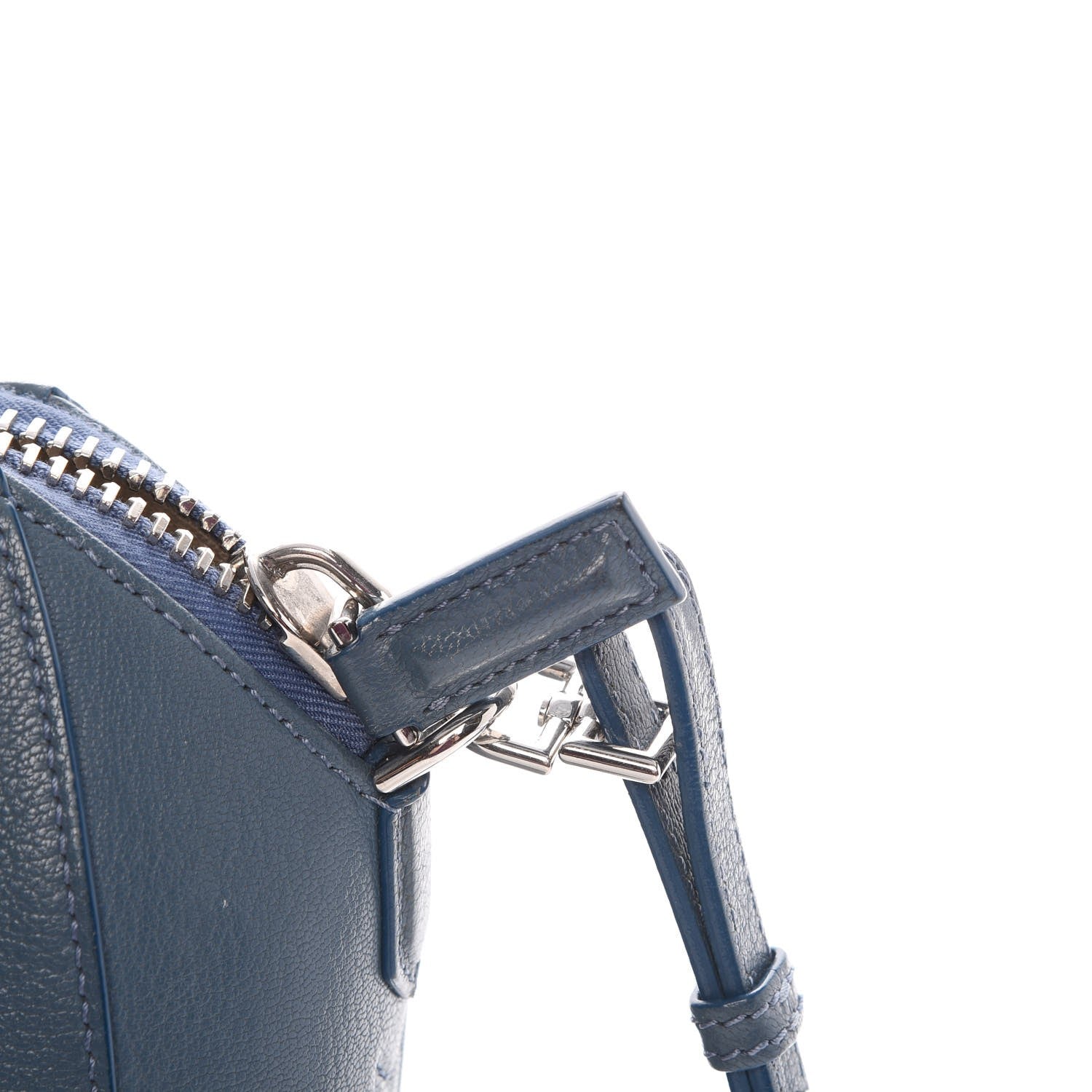 Givenchy Sugar Goatskin Mini Antigona Mineral Blue 17 of 17