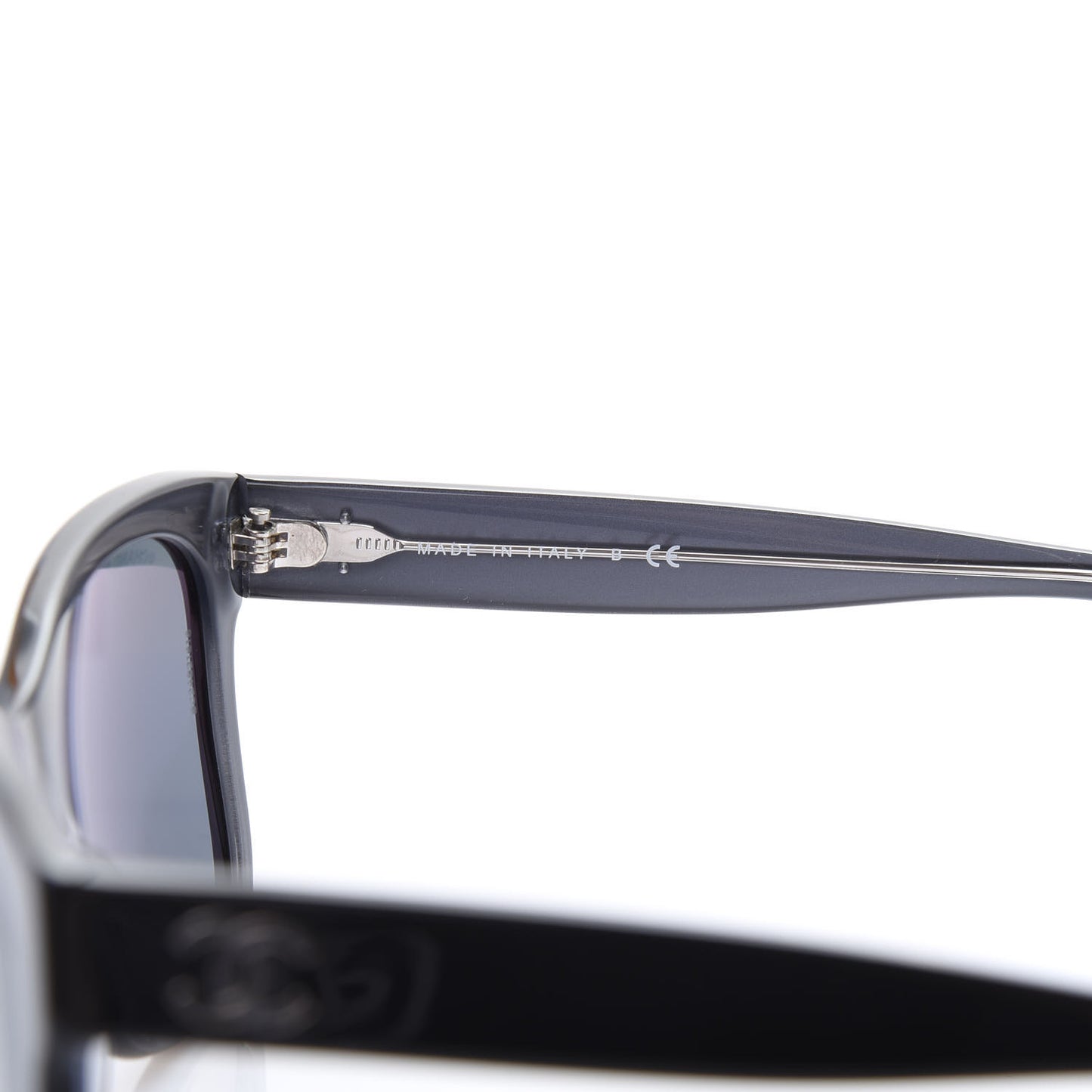 Acetate Square CC Sunglasses 5380 Black