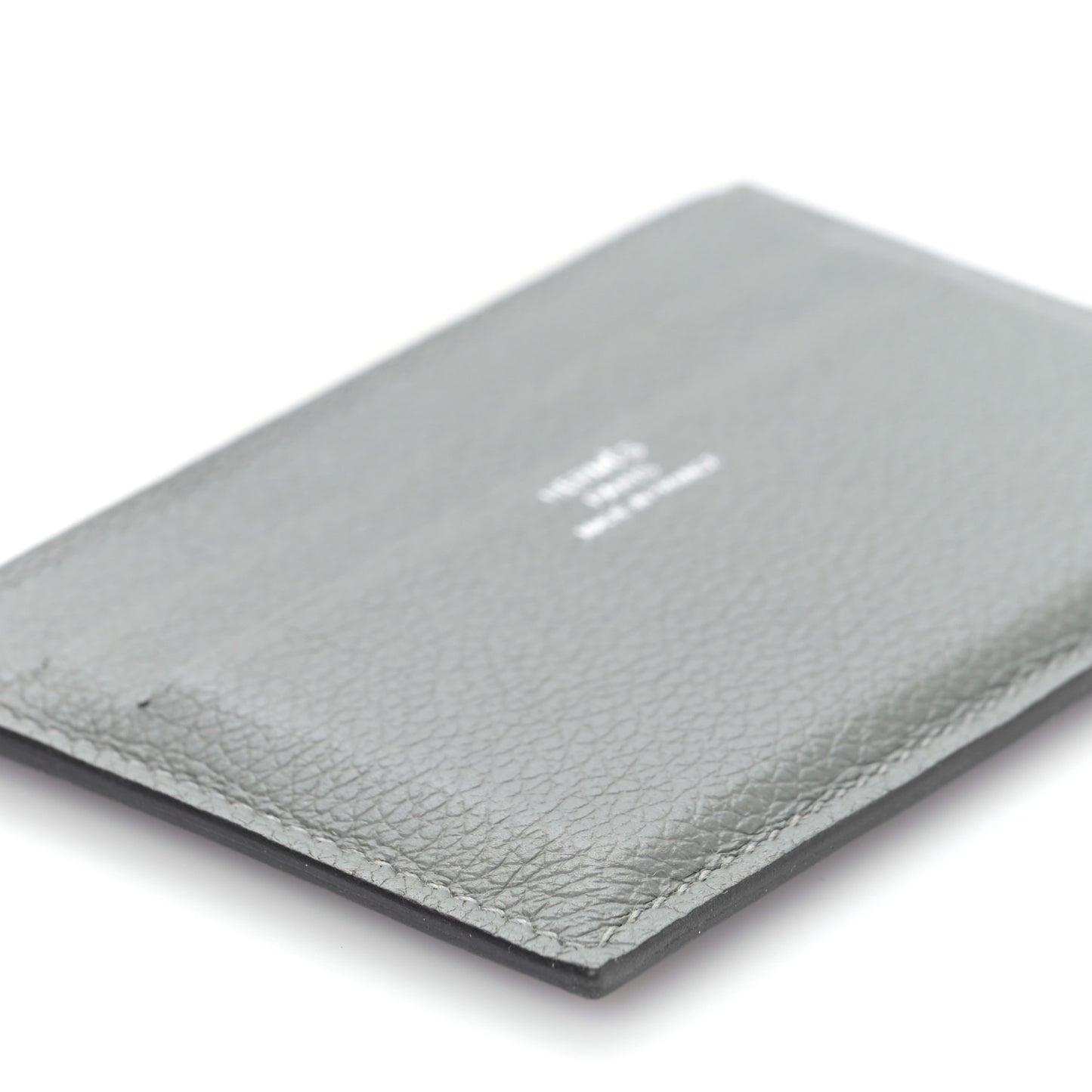Evercolor Citizen Twill Card Case Gris Meyer Bleu De France