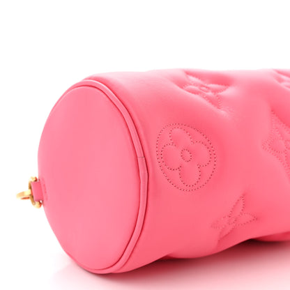 Louis Vuitton Calfskin Bubblegram Papillon BB Dragon Fruit 8 of 11