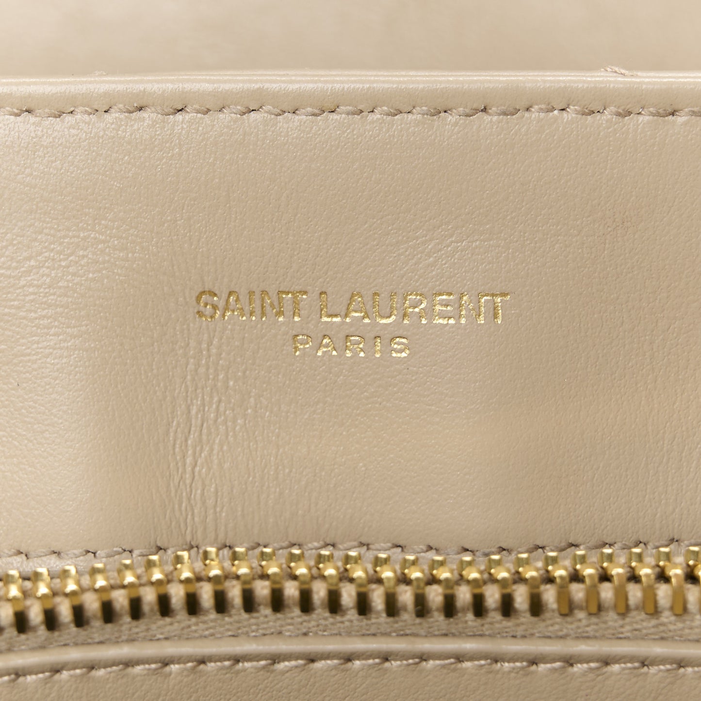 Calfskin Y Quilted Monogram Medium Loulou Chain Satchel Dark Beige