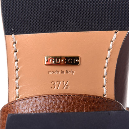Gucci GG Monogram Calfskin Lola Tall Boots 37.5 Beige Ruggine Cuir 10 of 11