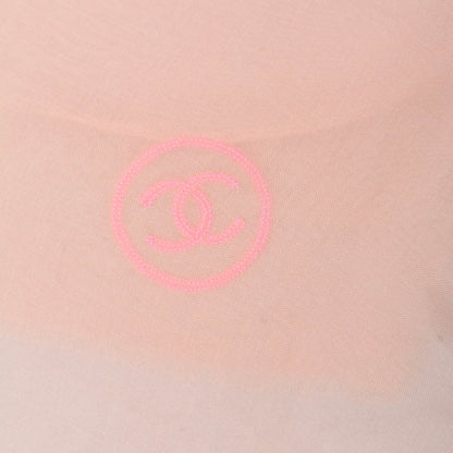 Chanel Modal Cashmere Sequins CC Scarf Rose Pale 4 of 7