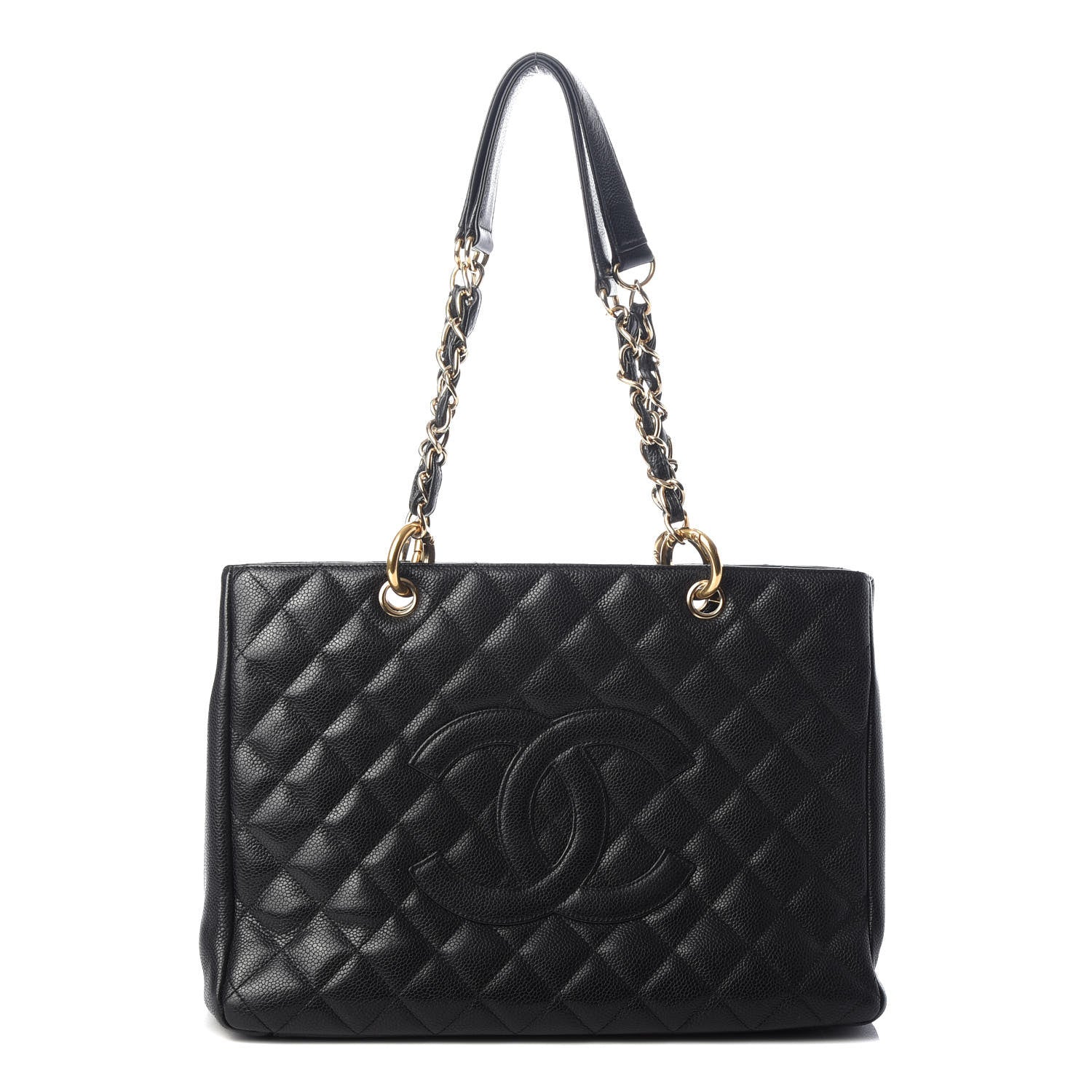 Chanel Caviar Quilted Grand Shopping Tote GST Black 1 of 9