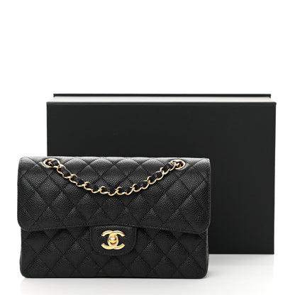 Chanel Caviar Quilted Small Double Flap Black 17 of 17