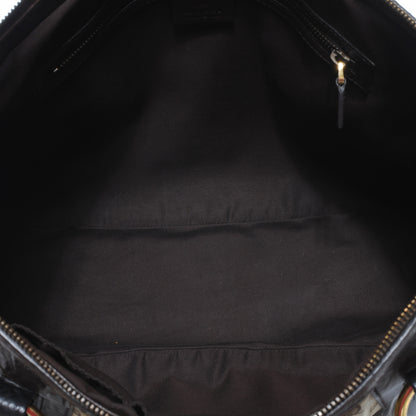 Gucci Monogram Interlocking G Tote Dark Brown 5 of 7