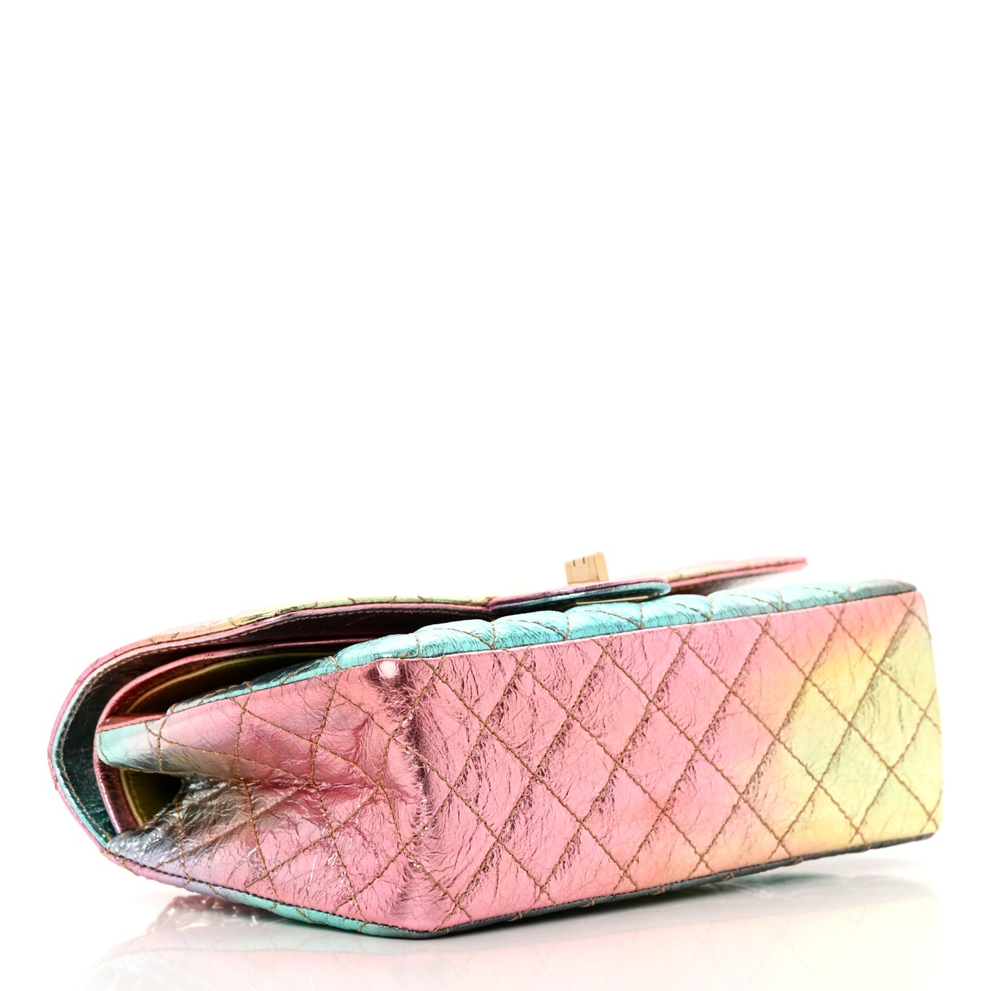 Metallic Goatskin Quilted 2.55 Reissue 225 Flap Multicolor