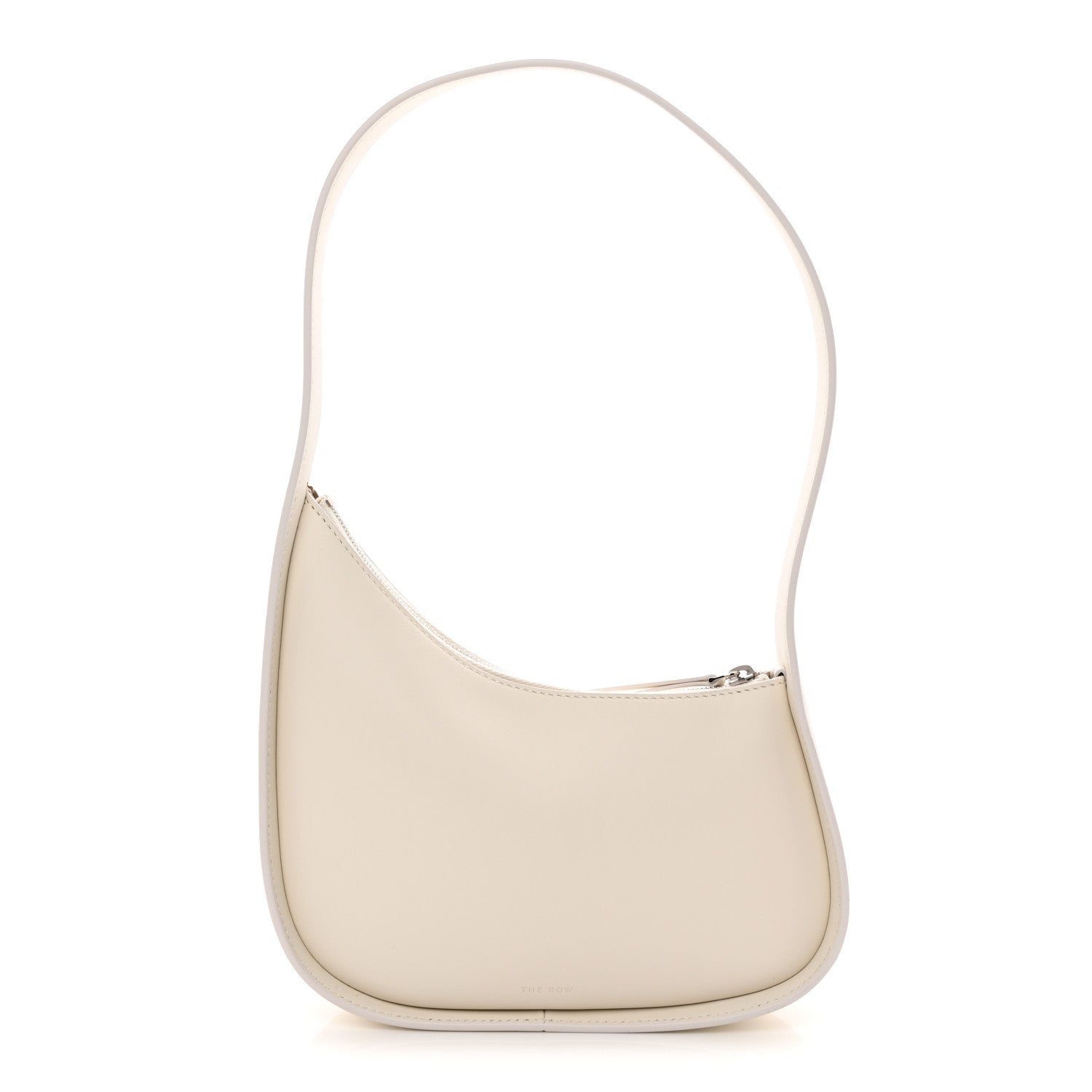The Row Smooth Calfskin Half Moon Shoulder Bag New Ivory 1 of 9