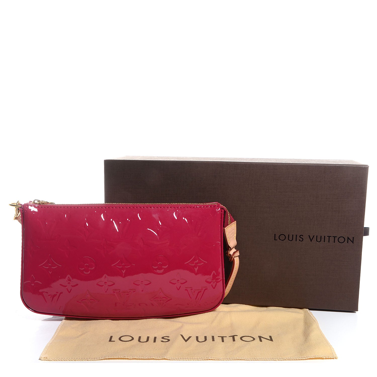 Louis Vuitton Vernis Pochette Accessories NM Rose Indien 5 of 8