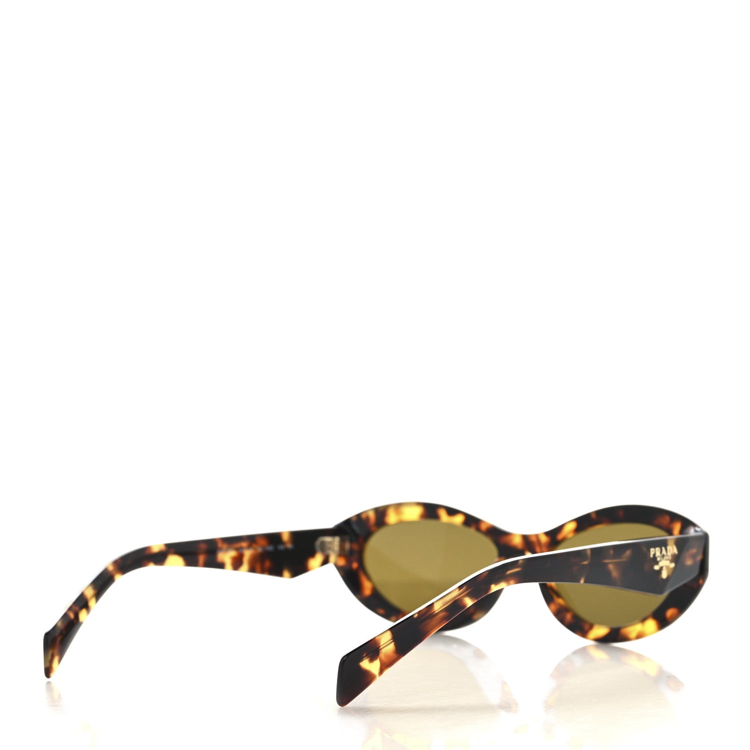 Prada Acetate Oval Sunglasses SPR 26Z Tortoise 4 of 6