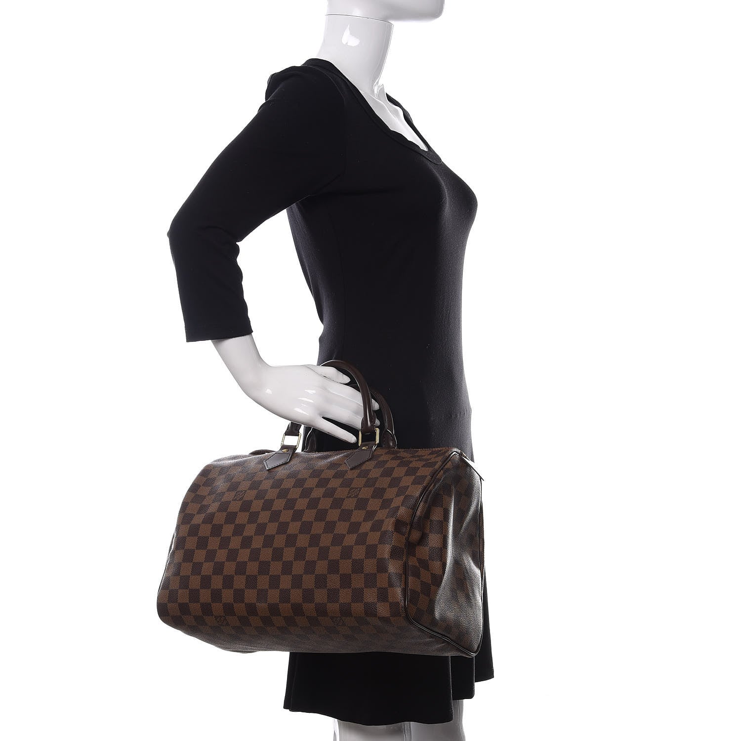 Louis Vuitton Damier Ebene Speedy 35 2 of 13