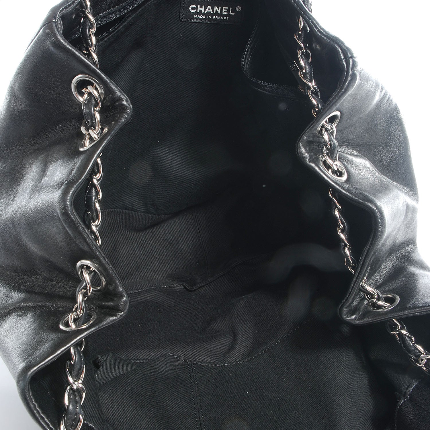 Chanel Lambskin Sensual Hobo Black 5 of 7
