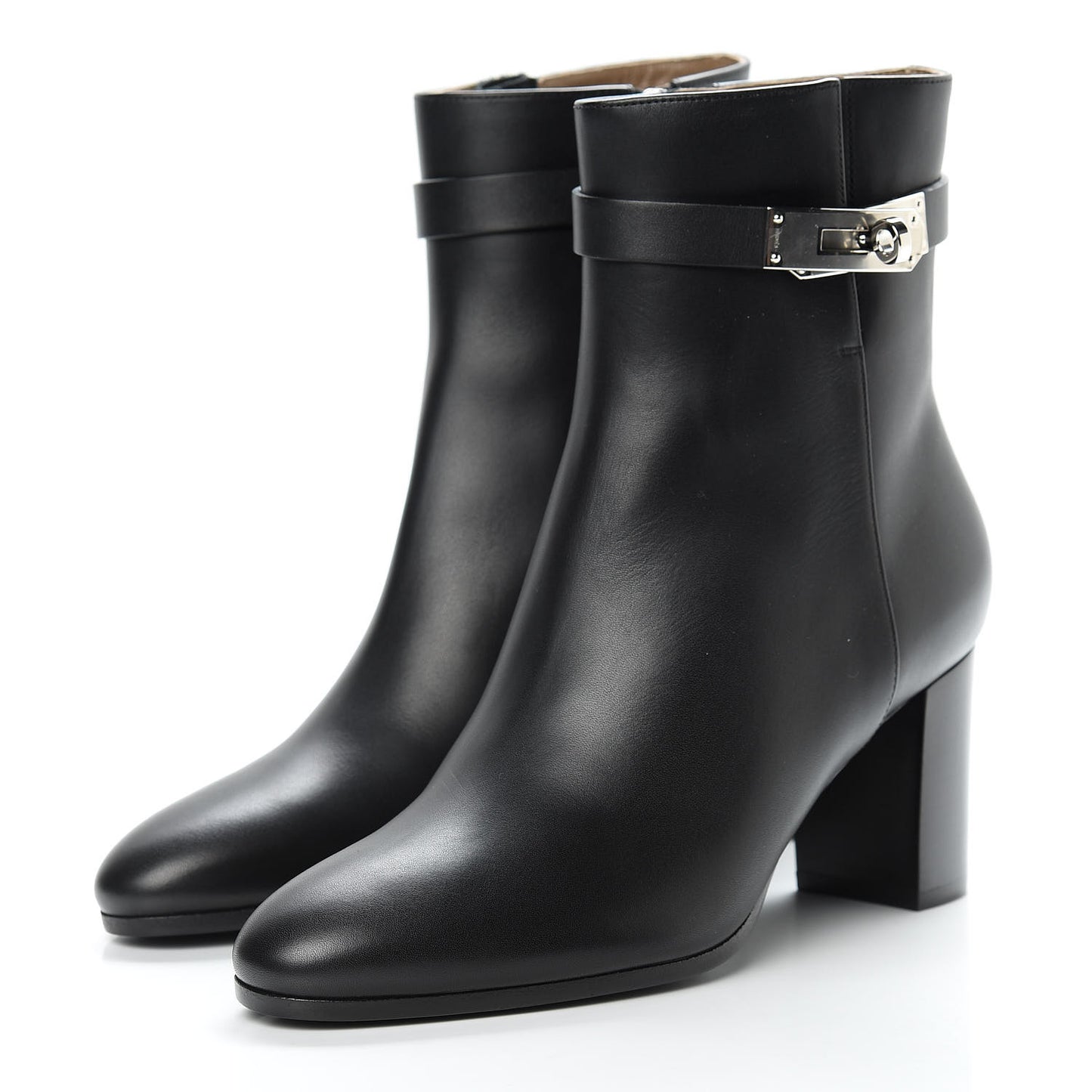 Calfskin Saint Germain Ankle Boots 38 Black