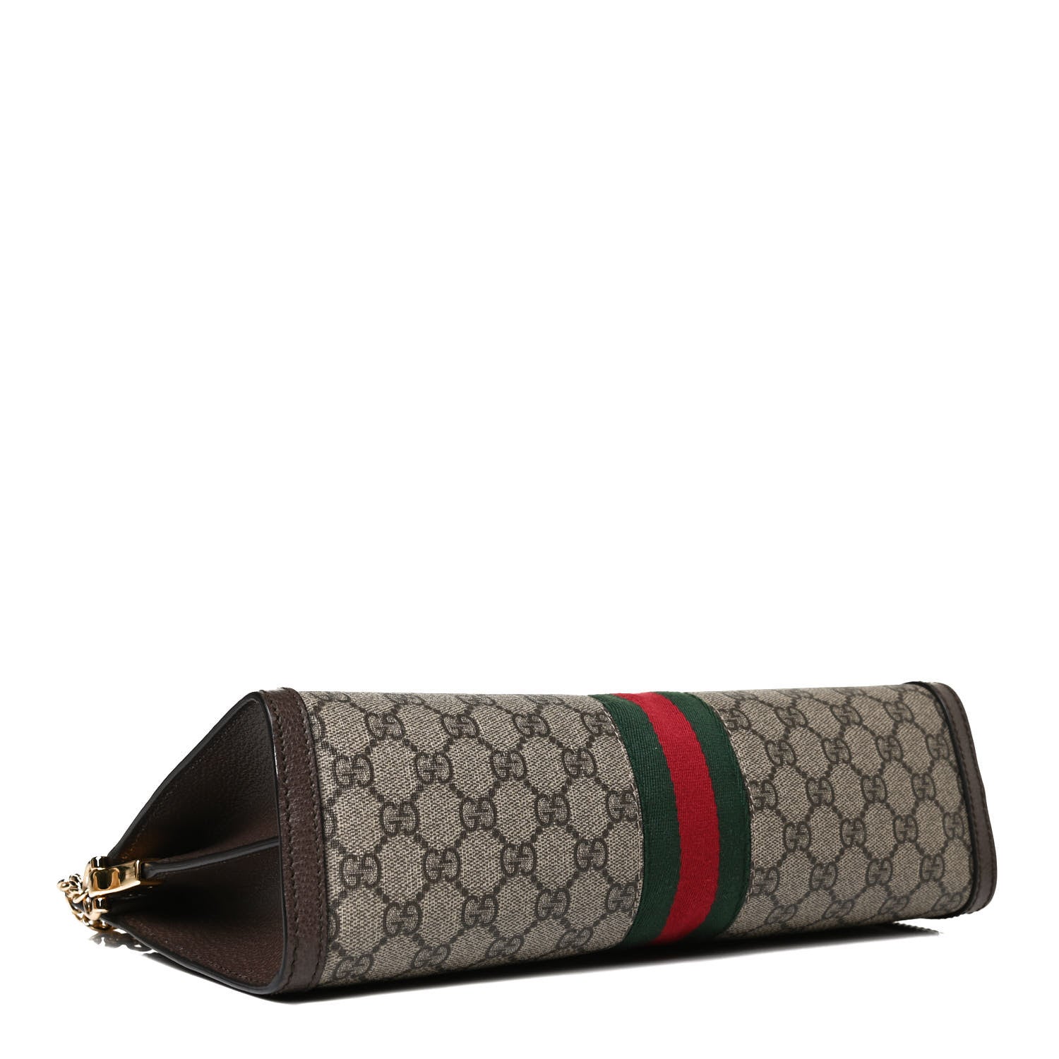 Gucci GG Supreme Monogram Web Medium Ophidia Chain Shoulder Bag Brown 4 of 10