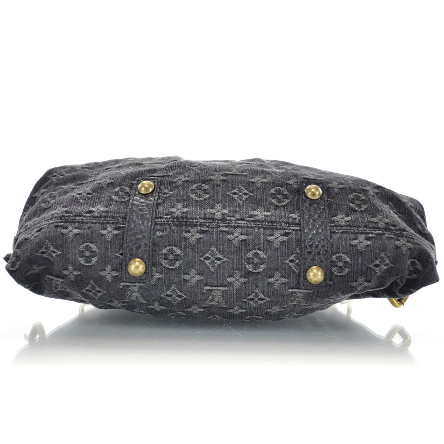 Louis Vuitton Denim Neo Cabby MM Black 6 of 9