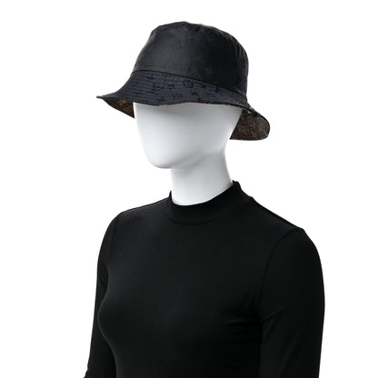 Louis Vuitton Nylon Monogram Reversible Bob Bucket Hat S Brown Black 4 of 12