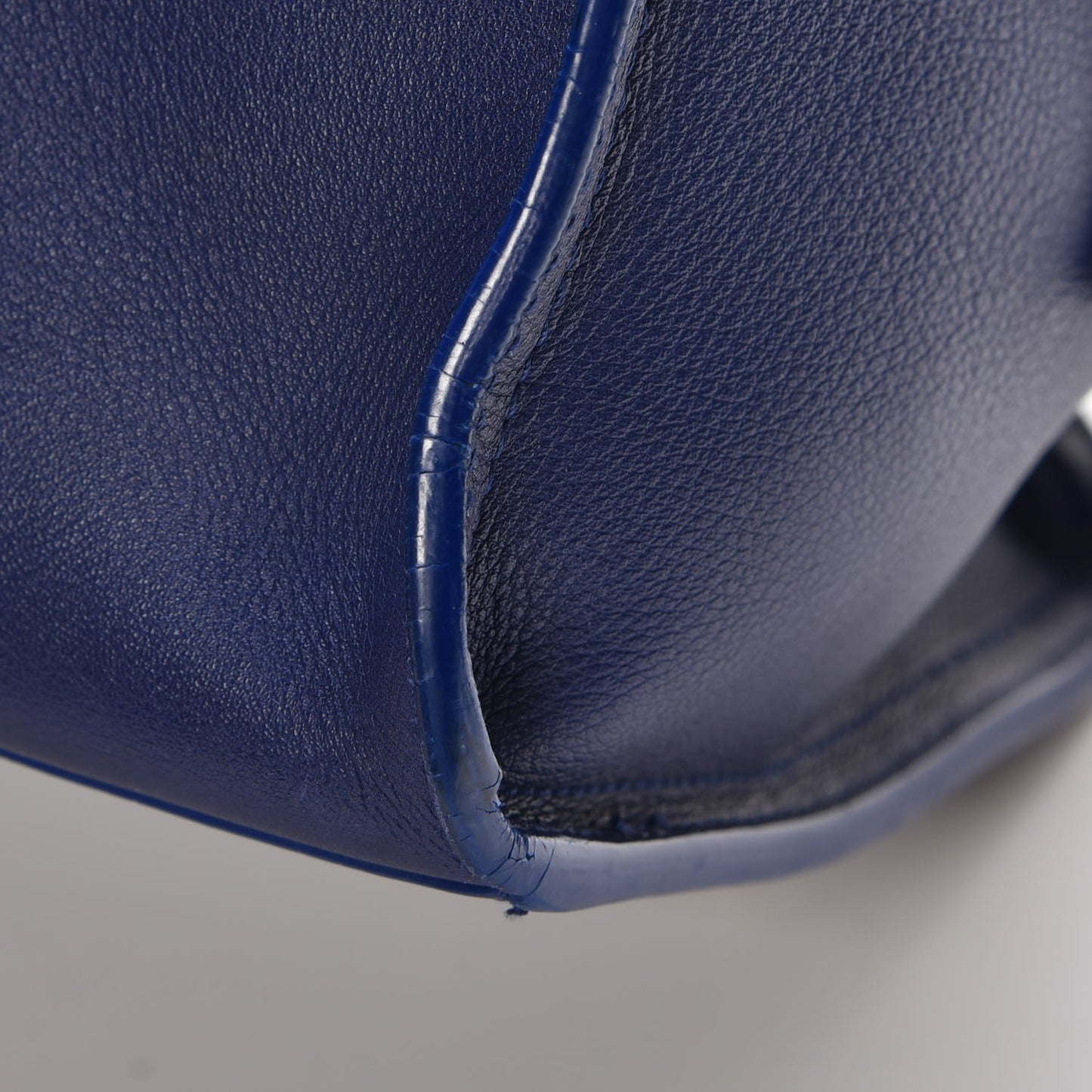 Calfskin Small Classic Y Cabas Navy