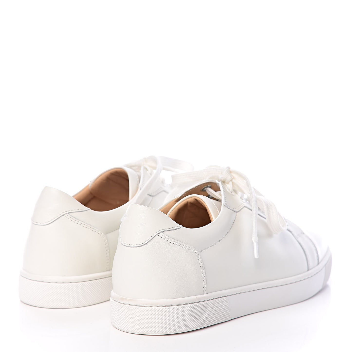 Calfskin Vieira Flat Sneakers 39 Latte