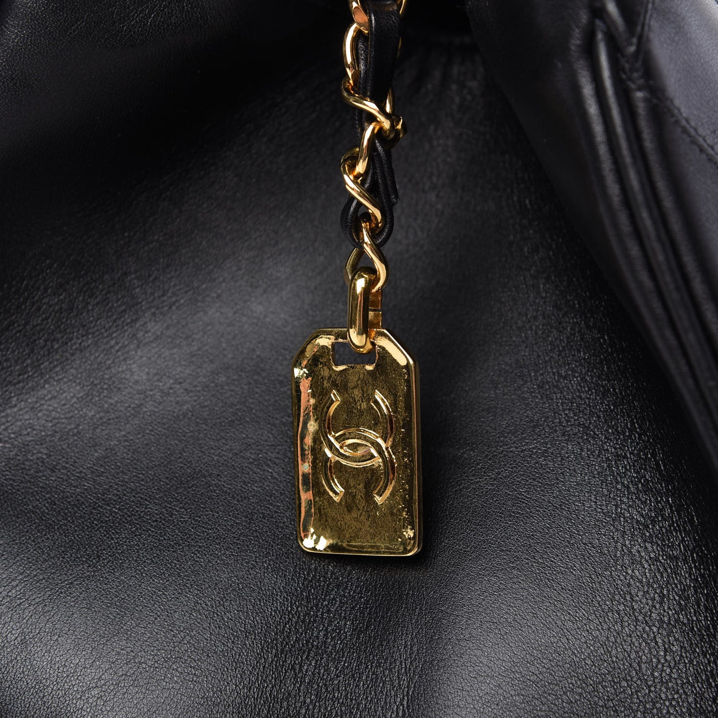 Calfskin Stitched XL Weekender Black