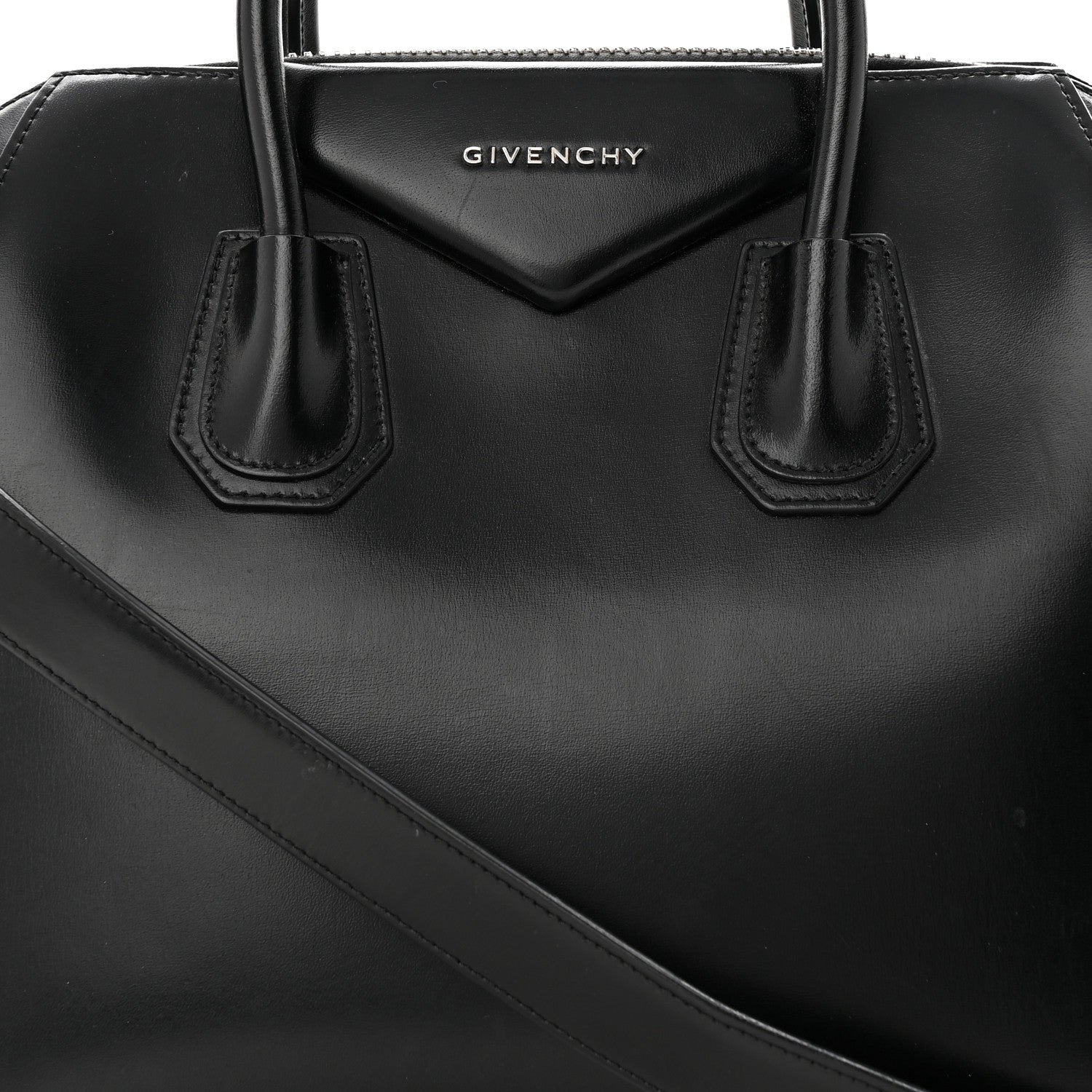 Givenchy Shiny Lord Calfskin Medium Antigona Black 8 of 13