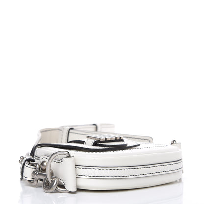 Christian Dior Calfskin Mini D Fence Saddle Bag White 3 of 11