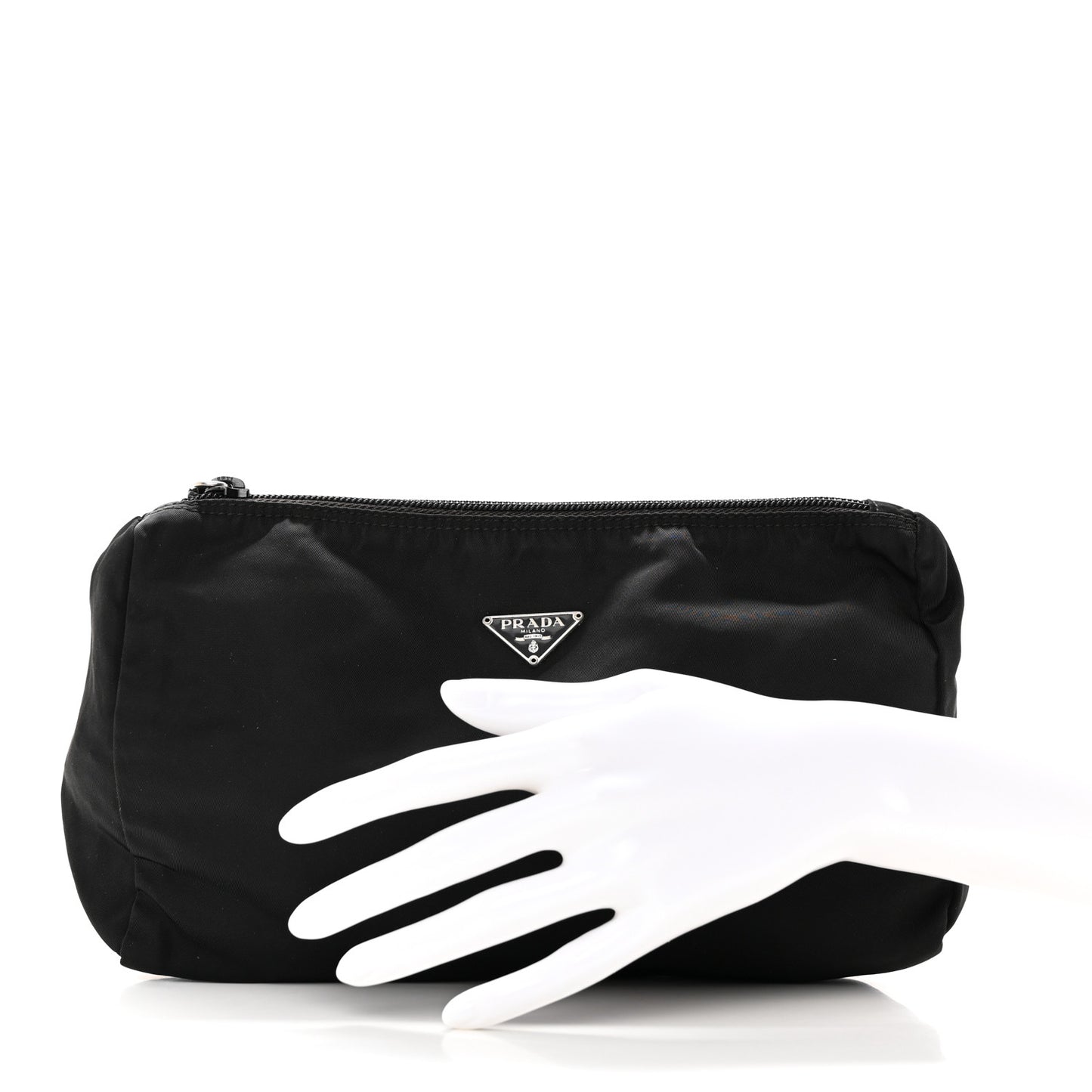 Nylon Tessuto Pouch Black