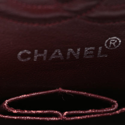 Chanel Lambskin Quilted Medium Double Flap Black 11 of 12