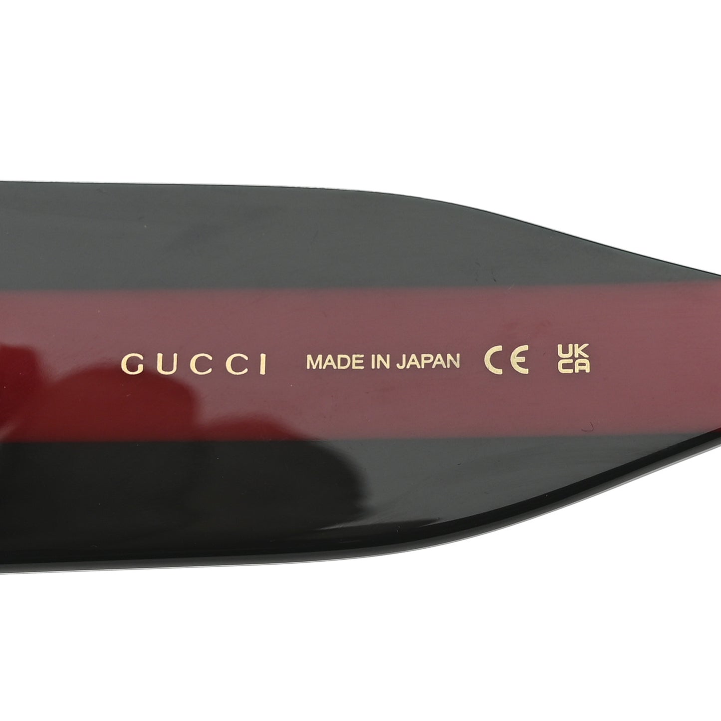 Acetate Web Frame Rectangle Sunglasses GG1860S Black Multicolor