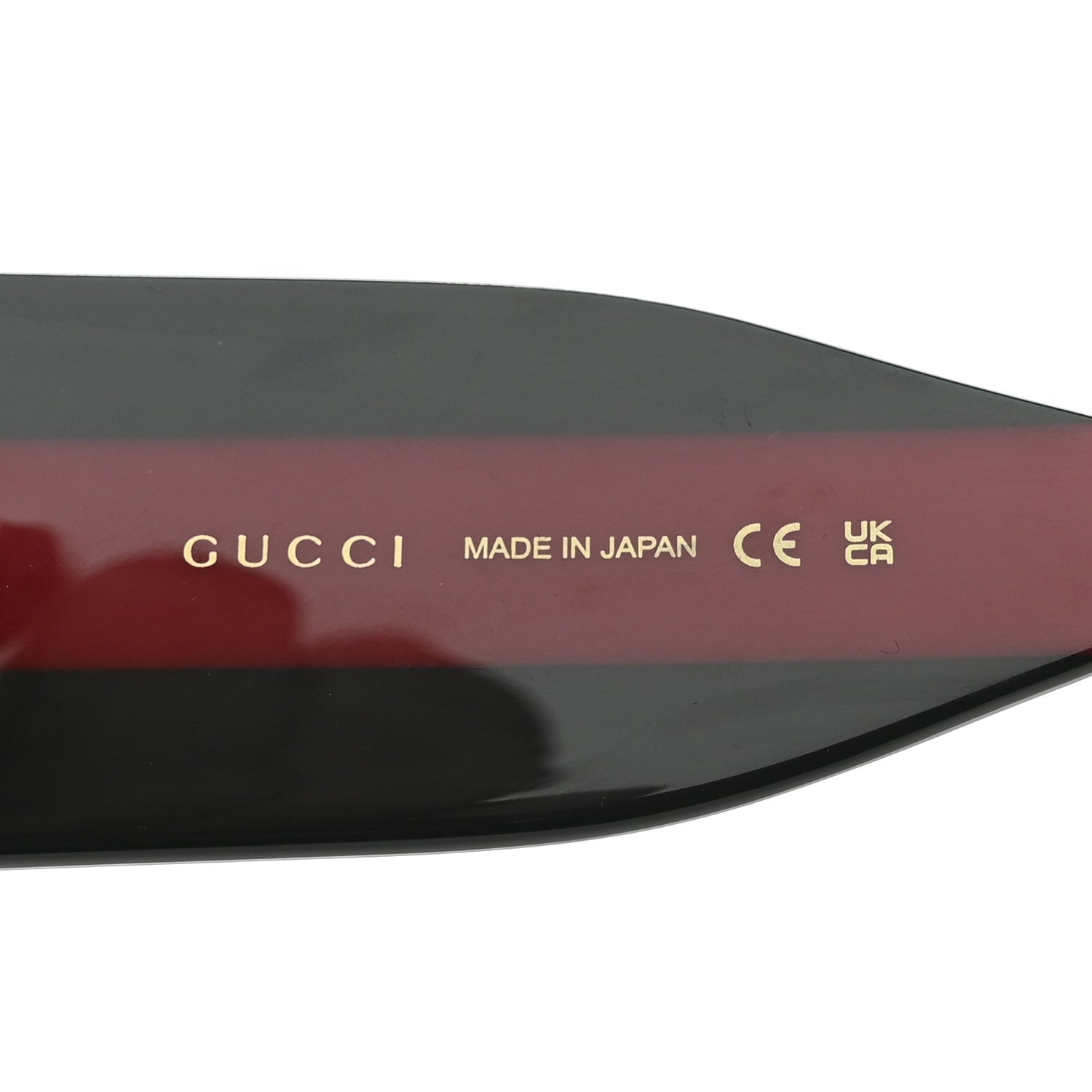 Gucci Acetate Web Frame Rectangle Sunglasses GG1860S Black Multicolor 6 of 8