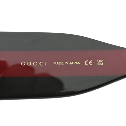 Gucci Acetate Web Frame Rectangle Sunglasses GG1860S Black Multicolor 6 of 8