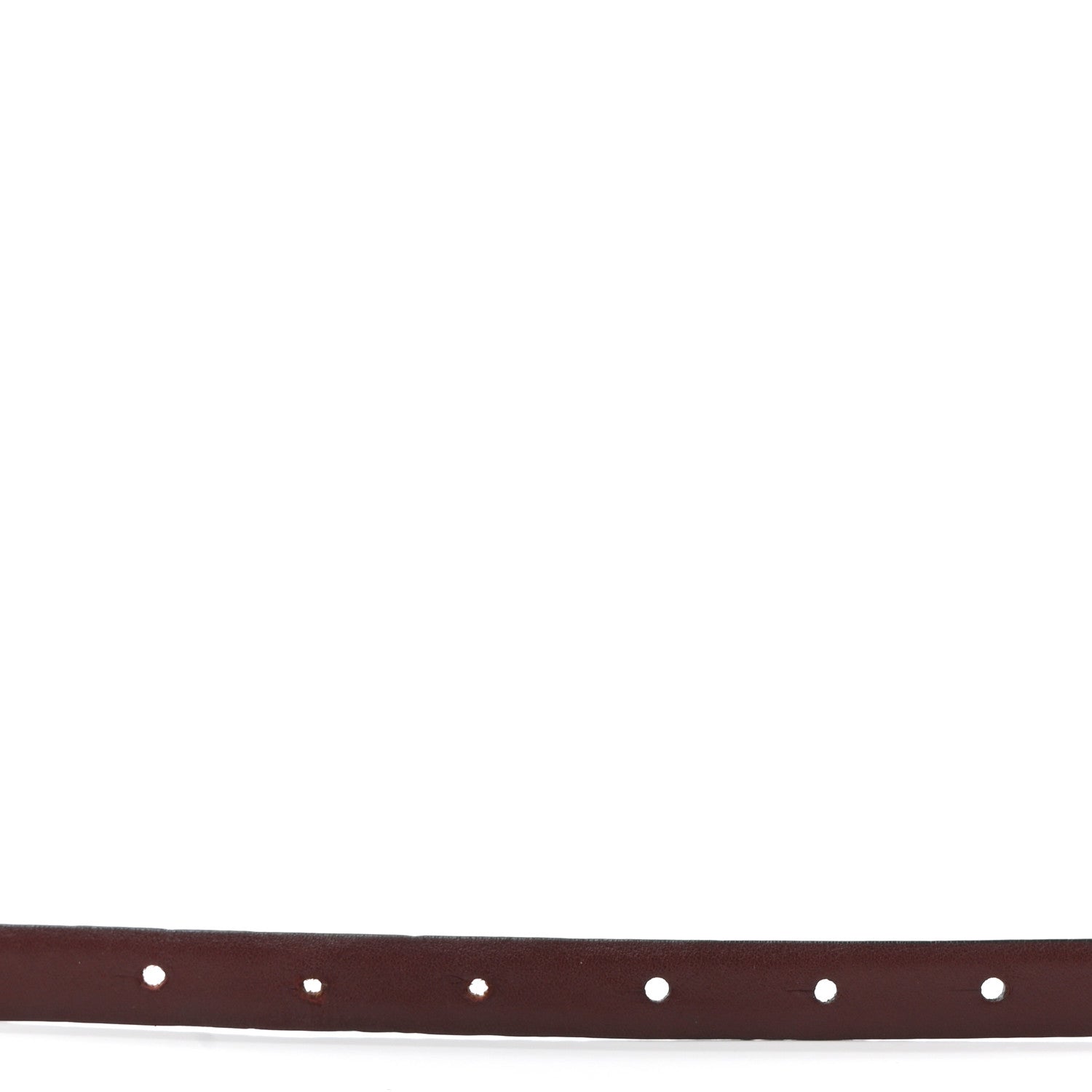 Chanel Calfskin CC Reversible Belt 85 Black Burgundy 5 of 5
