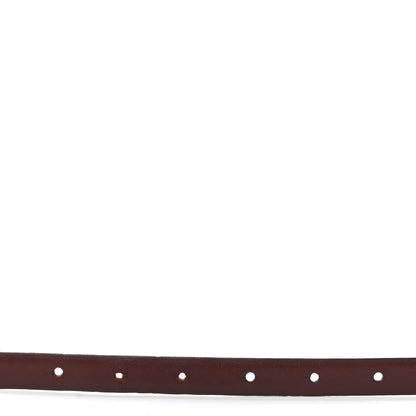 Chanel Calfskin CC Reversible Belt 85 Black Burgundy 5 of 5